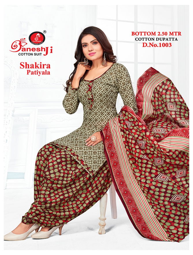 Ganeshji Shakira 1  Daily Wear Wholesale Dress Material Collection